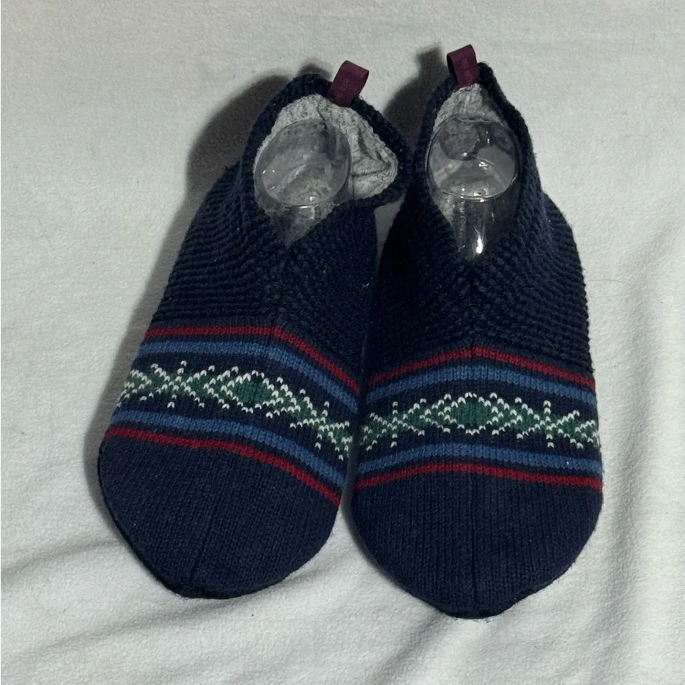 Bombas Fair Isle Gripper Slipper Size Mens Large 10-12.5 - Picture 2 of 11